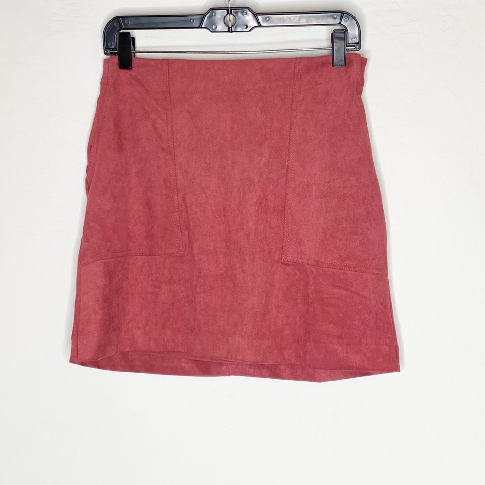 Banana republic rose vegan suede skirt NEW 2 - Picture 6 of 7